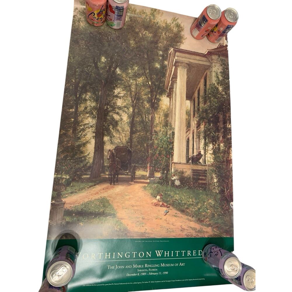 Worthington Whittredge, Geneva House, Poster See Description